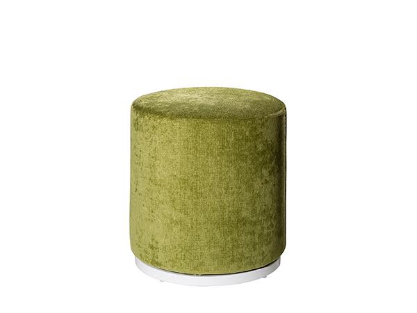 CEOT-037 (Meadow Green | Marche Swivel Ottoman -- Trade Show Rental Furniture