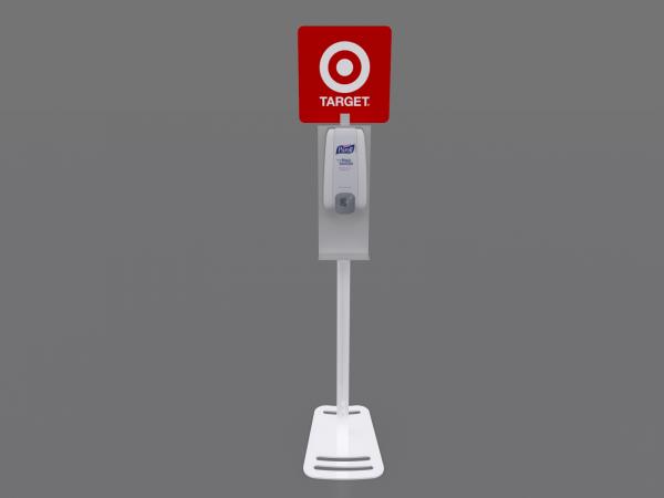 MOD-9003 Hand Sanitizer Stand with Graphic  -- Image 1 