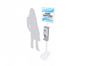 REBP-907 Hand Sanitizer Stand w/ Graphic